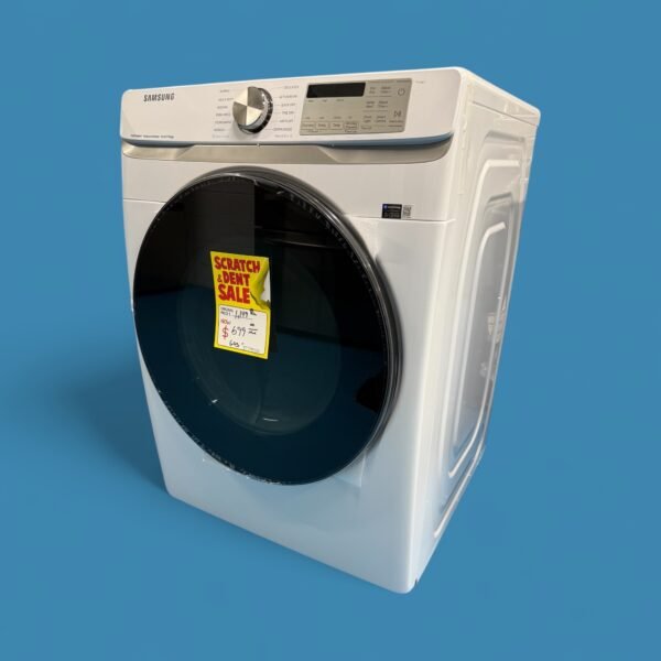 7.5 cu. ft. Vented Smart Gas Dryer in White with Steam Sanitize+