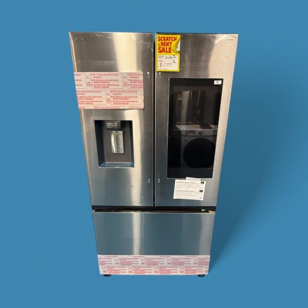 30 cu. ft. Mega Capacity Standard Depth 3-Door French Door Refrigerator in Stainless Steel with Family Hub