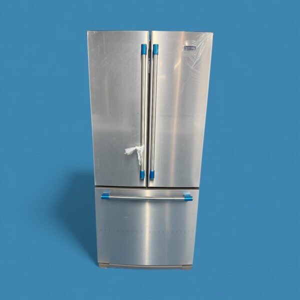 Maytag 19.6-cu ft 3-Door 30-in French Door Refrigerator with Deli Drawer - Fingerprint Resistant Stainless Steel
