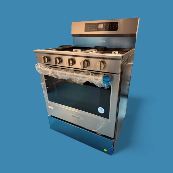 30 in. 5-Burners Freestanding Gas Range in Fingerprint Resistant Stainless Steel with Grill Mode