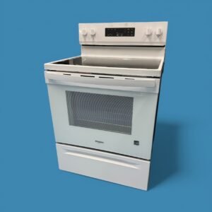 30 in. 4 Burner Element Freestanding Electric Range in White