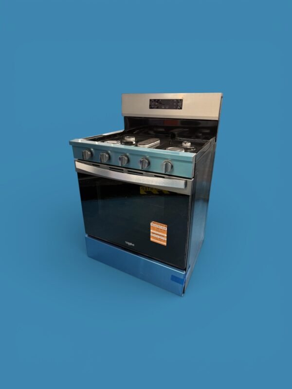 30 in. 5 Burners Freestanding Gas Range in Stainless Steel with Air Cooking Technology