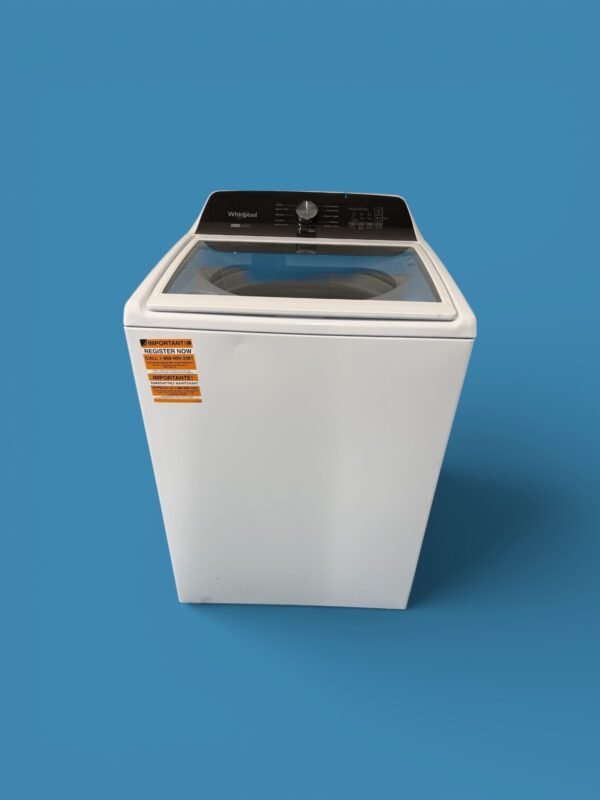4.7 - 4.8 cu. ft. Top Load Washer in White with 2-in-1 Removable Agitator and Deep Water Wash option