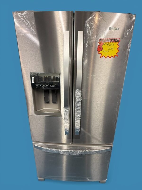 36 in. 24.7 cu. ft. Standard Depth French Door Refrigerator in Fingerprint Resistant Stainless Steel