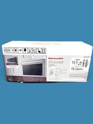 30 in. W 1.1 cu. ft. PrintShield Stainless Steel Flush Built-In 1000-Watt Over-the-Range Microwave
