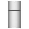 Whirlpool WRTX3119SZ Whirlpool® 30-inch Wide Top Freezer Refrigerator with Total Coverage Cooling- 19 Cu. Ft. Fingerprint-Resistant Stainless Finish