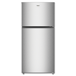 Whirlpool WRTX3119SZ Whirlpool® 30-inch Wide Top Freezer Refrigerator with Total Coverage Cooling- 19 Cu. Ft. Fingerprint-Resistant Stainless Finish