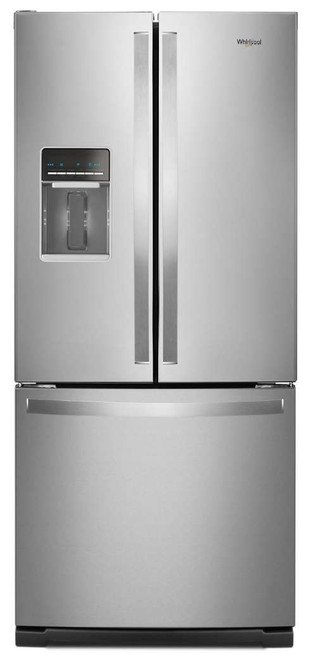Whirlpool WRF560SEHZ 30" French Door Refrigerator 20 cu. ft. - Fingerprint Resistant Stainless Steel