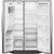 Whirlpool WRSF5536RZ 36 Inch Freestanding Side by Side Refrigerator Fingerprint-resistant Stainless Finish