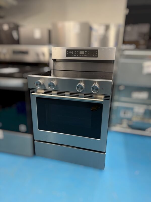 30 Inch Freestanding Electric Smart Range with 5 Elements, 5.3 cu. ft. Oven Capacity, Storage Drawer, Steam Clean & Self-Cleaning Cycles, Convection Cooking Modes, Even-Heat™ True Convection, Sabbath Mode and Energy Star® Certified
