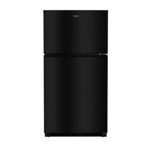 Whirlpool WRTX3021TB Whirlpool® 33-inch Wide Top Freezer Refrigerator with Total Coverage Cooling- 21.3 Cu. Ft. Black