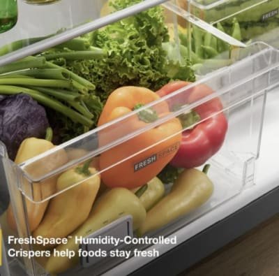 Whirlpool WRTX3119SZ Whirlpool® 30-inch Wide Top Freezer Refrigerator with Total Coverage Cooling- 19 Cu. Ft. Fingerprint-Resistant Stainless Finish