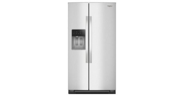 Whirlpool WRSF5536RZ 36 Inch Freestanding Side by Side Refrigerator Fingerprint-resistant Stainless Finish