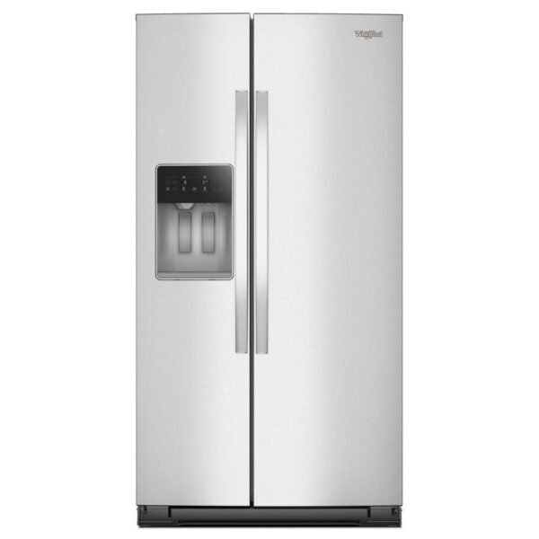 Whirlpool WRSF5536RZ 36 Inch Freestanding Side by Side Refrigerator Fingerprint-resistant Stainless Finish