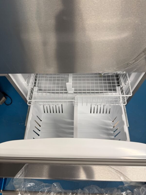 KitchenAid 22 Cu. Ft. 33-Inch Bottom Mount Refrigerator with Left Door Swing in PrintShield® Stainless Steel PrintShield Stainless KRBL133SPS KitchenAid