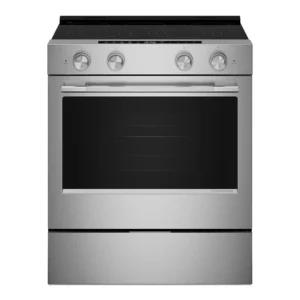 KitchenAid KSES330SPS 30" Smart Slide-In Electric Range with Air Fry and Pizza Mode - PrintShield Stainless Steel