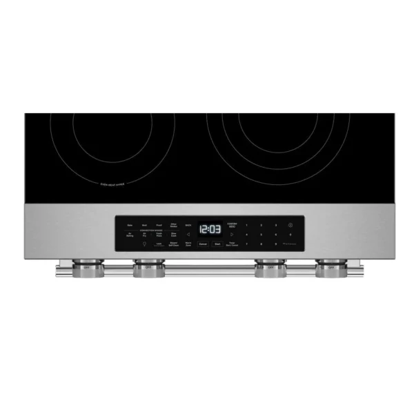 KitchenAid KSES330SPS 30" Smart Slide-In Electric Range with Air Fry and Pizza Mode - PrintShield Stainless Steel
