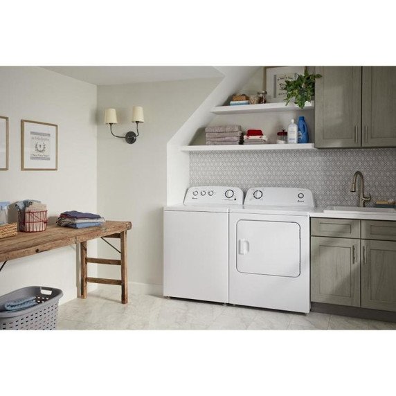 Amana NTW4519JW 27.5" Large Capacity Top Load Washer with High-Efficiency Agitator - White