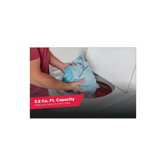 Amana NTW4519JW 27.5" Large Capacity Top Load Washer with High-Efficiency Agitator - White