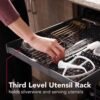KitchenAid Dishwasher with 30+ Total Wash Jets 24-Inch in PrintShield Stainless - KDTS224SPS