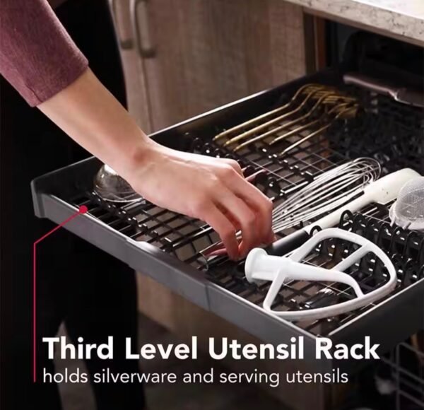 KitchenAid Dishwasher with 30+ Total Wash Jets 24-Inch in PrintShield Stainless - KDTS224SPS